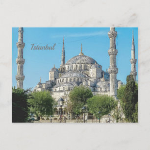 Istanbul Türkei Blaue Moschee Stadtbild Architektu Postkarte