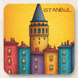 Istanbul Türkei Getränkeuntersetzer