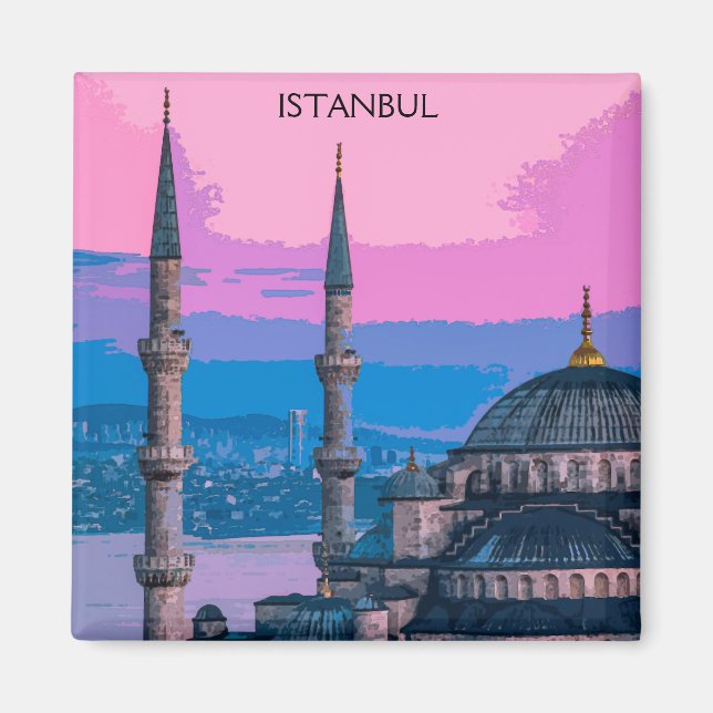 Istanbul Türkei Hagia Sophia Architektur Magnet (Vorne)