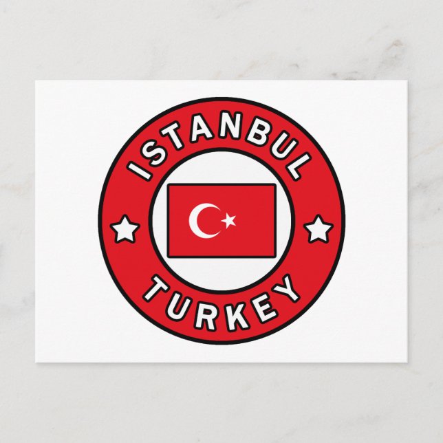 Istanbul Türkei Postkarte (Vorderseite)