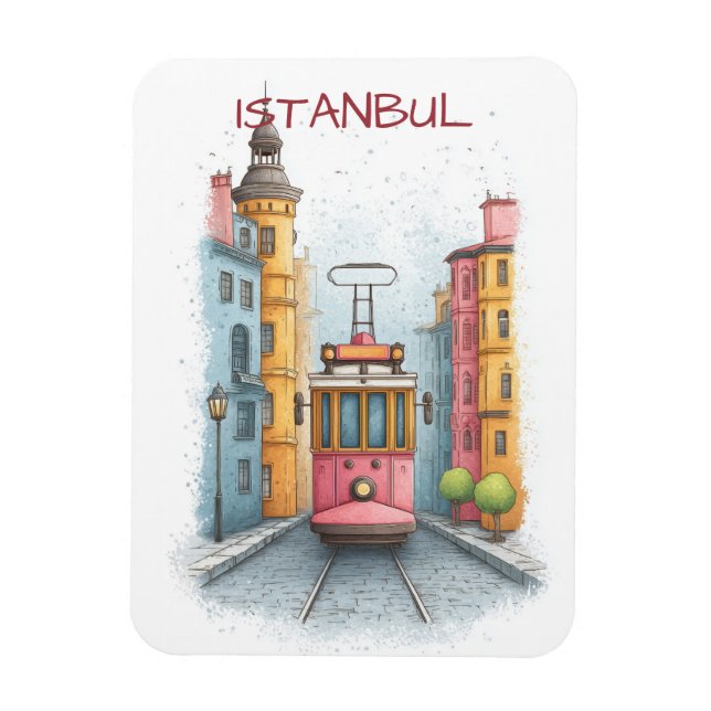 Istanbul Türkei Reise Magnet (Vertikal)
