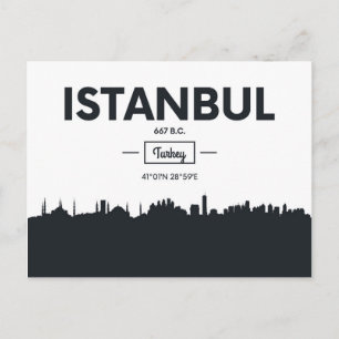 Istanbul, Türkei   Städtekoordinatoren Postkarte