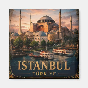🧲 Istanbul Türkei Urlaubserinnerung zum Erinnern Magnet