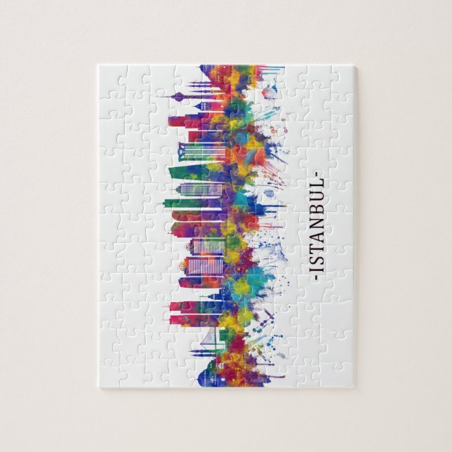 Istanbul Turkey Skyline (Vertikal)