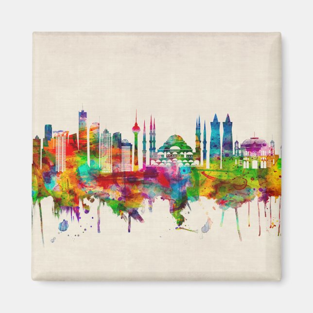 Istanbul Turkey Skyline Magnet (Vorne)
