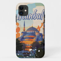 Istanbul Vintage Travel Poster
