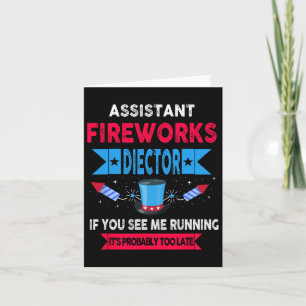 Istant Fireworks Director I Run You Run 4th Jul Karte
