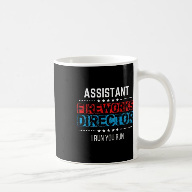 Istant Fireworks Director Usa Independence Day Jul Kaffeetasse (Rechts)