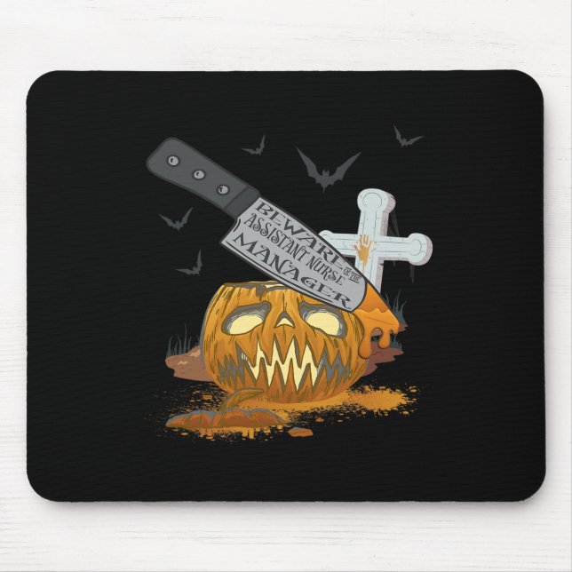 Istant Nurse Manager Funny Halloween Party Mousepad (Vorne)