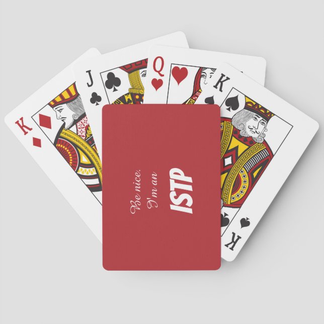 ISTP Klassische Spielkarten (Rückseite)