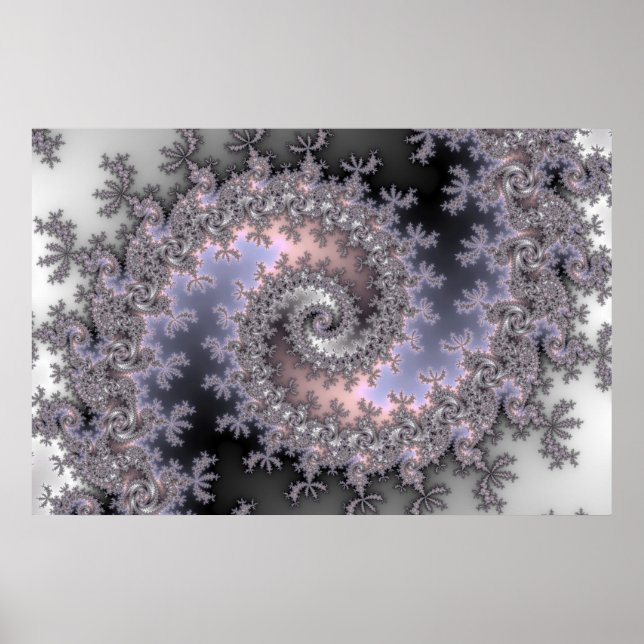 Isvirvel - Fraktal Poster (Vorne)