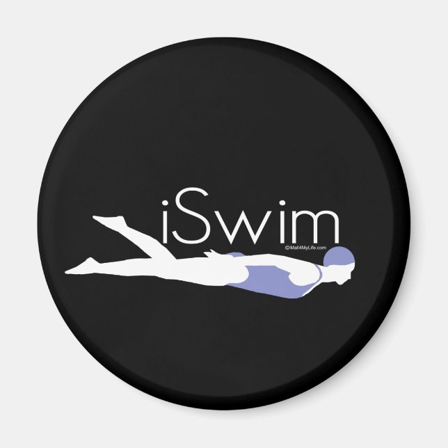 Iswim — Weiblich Magnet (Vorne)