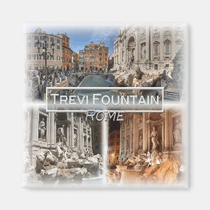 IT1505 Europa, Italien, Rom, Trevi-Brunnen, Kühlsc Magnet