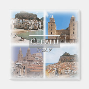 IT3264 Europa, Sizilien, Cefalu, Kühlschrank Magnet