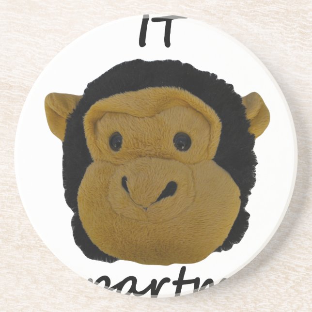 IT-Abteilung Sandstein Untersetzer (Vorne)