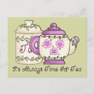 It's Always Time for Tee 2 Postkarte
