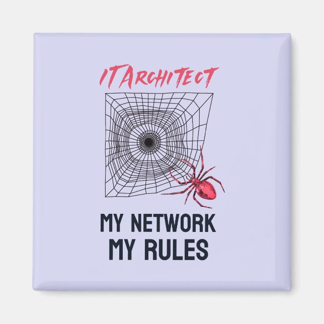IT-Architektur: Mein Netzwerk, meine Regeln sind w Magnet (Vorne)