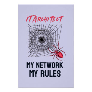 IT-Architektur: Mein Netzwerk, meine Regeln sind w Poster