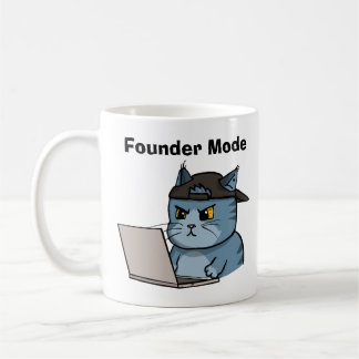 IT Cat. Founder mode Kaffeetasse