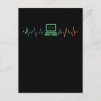 IT-Entwickler Computer-Heartbeat-Software-Coder
