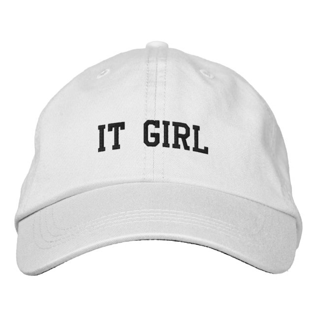 It Girl Bestickte Baseballkappe (Vorderseite)