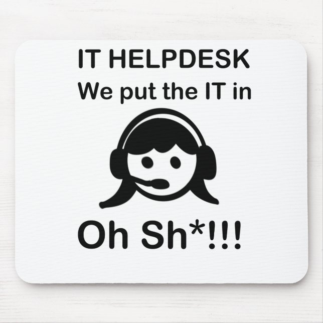 IT-Helpdesk Mousepad (Vorne)
