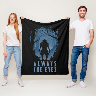 IT immer die Silhouette des Auenwaldes Fleecedecke