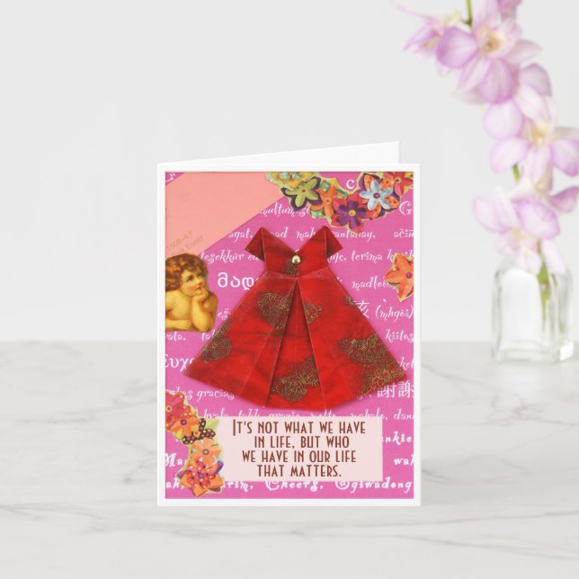 It is friends that matter ... karte (Orchidee)