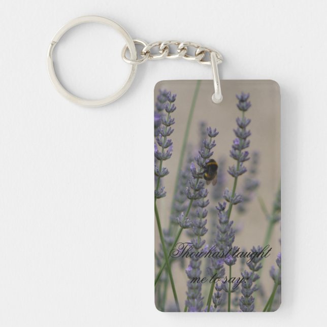 It is well bee on lavender key ring (Devant)