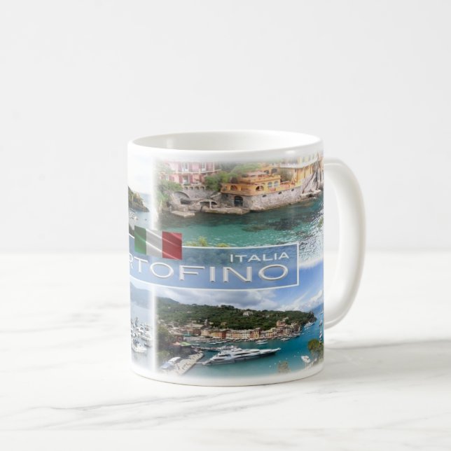 IT Italia - Ligurien - Portofino - Kaffeetasse (VorderseiteRechts)