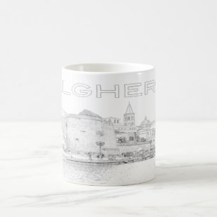 IT Italia - Sardinien - Alghero - Kaffeetasse