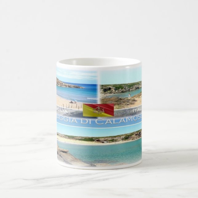 IT Italia - Sicilia - Spiaggia di Calamosche - Kaffeetasse (Mittel)