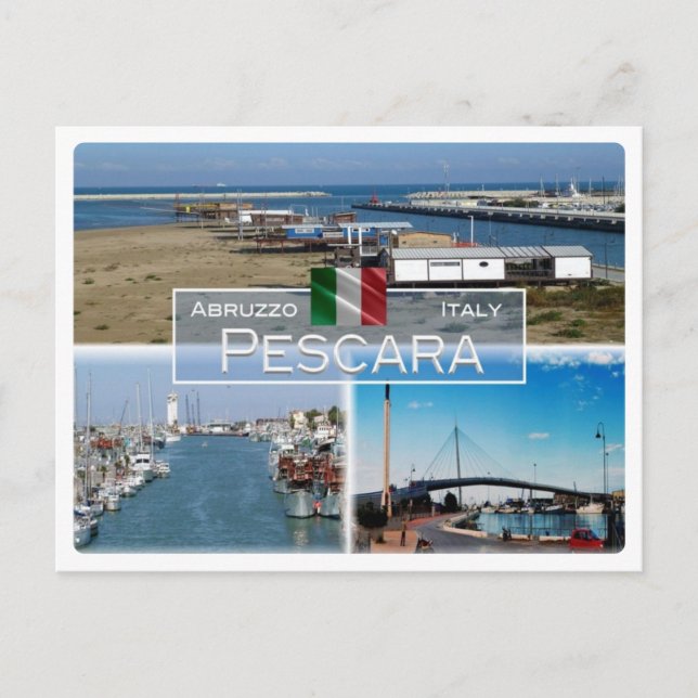 IT Italien - Abruzzen - Pescara - Postkarte (Vorderseite)