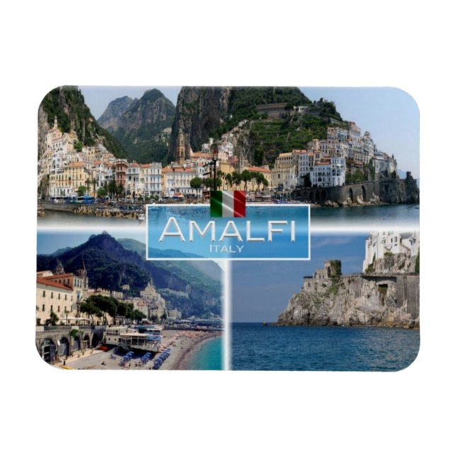 IT Italien - Amalfi - Magnet (Horizontal)