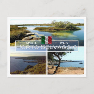 IT Italien - Apulien - Apulien - Porto Selvaggio - Postkarte