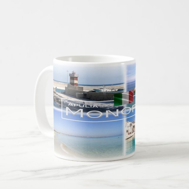 IT Italien - Apulien - Monopoli - Kaffeetasse (Vorderseite Links)