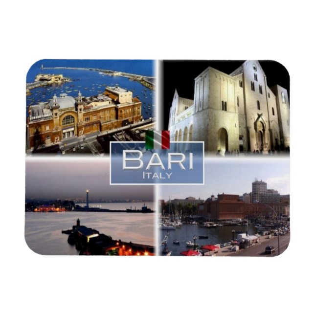 IT Italien - Bari - Magnet (Horizontal)