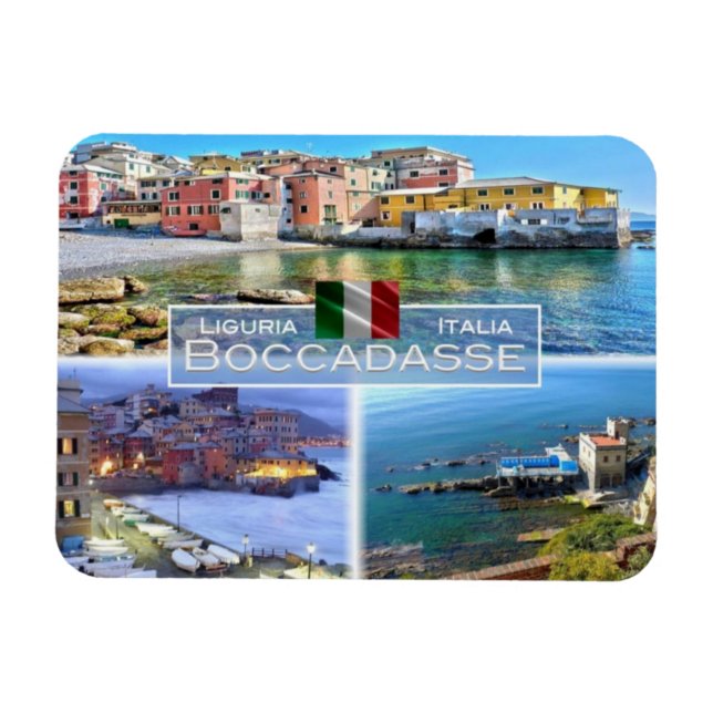 IT Italien - Boccadasse - Magnet (Horizontal)