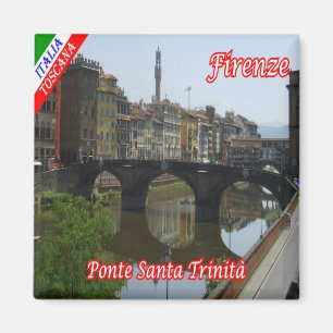 IT - Italien Brücke Ponte Santa Trinità Magnet