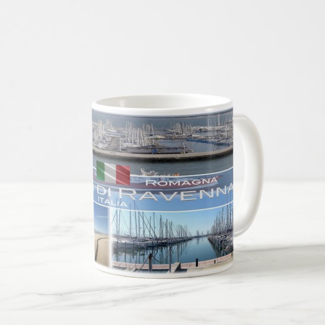 IT Italien - Emilia Romagna - Marina di Ravenna - Kaffeetasse (VorderseiteRechts)