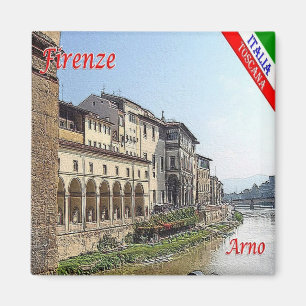 IT - Italien - Florenz - Arno Magnet