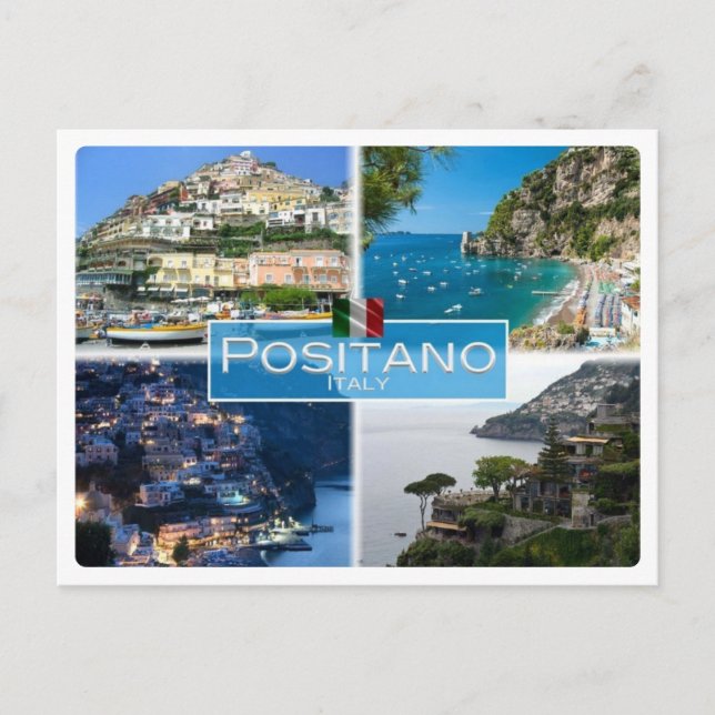 IT Italien - Italien - Positano - Postkarte (Vorderseite)