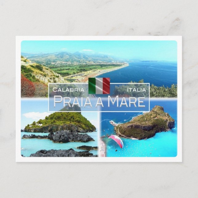 IT Italien - Kalabrien - Praia a Mare - Postkarte (Vorderseite)