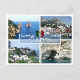 IT Italien - Kampanien - Isola di Capri - Postkarte