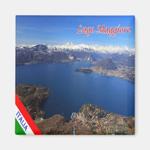IT - Italien - Lago Maggiore - Panorama Magnet