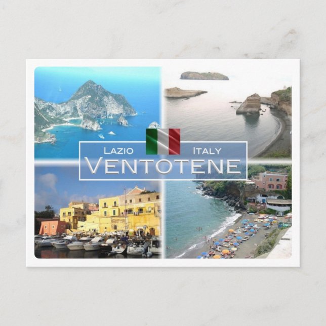 IT Italien - Latium - Ventotene - Postkarte (Vorderseite)