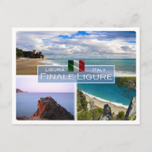 IT Italien - Ligurien - Finale Ligure - Postkarte
