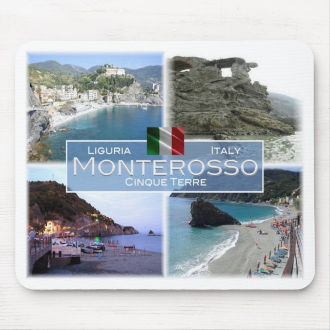 IT Italien - Ligurien - Monterosso - Mousepad (Vorne)