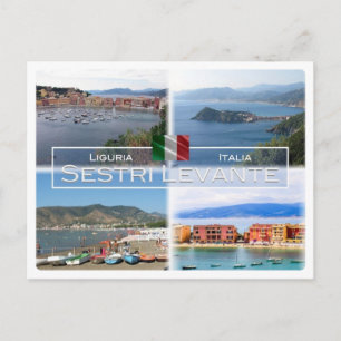 IT Italien - Ligurien - Sexten Levante - Postkarte