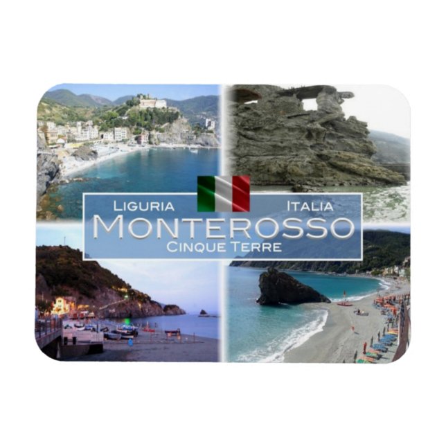 IT Italien - Monterosso - Cinque Terre - Magnet (Horizontal)